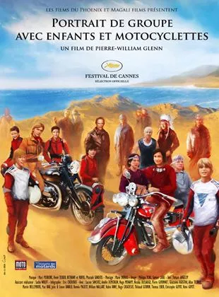 Affiche du film Portrait de groupe avec enfants et motocyclettes