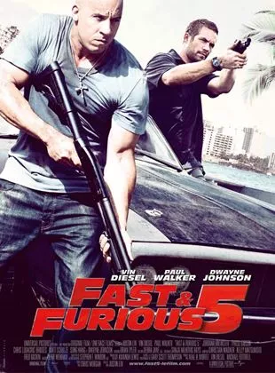 Affiche du film Fast and Furious 5