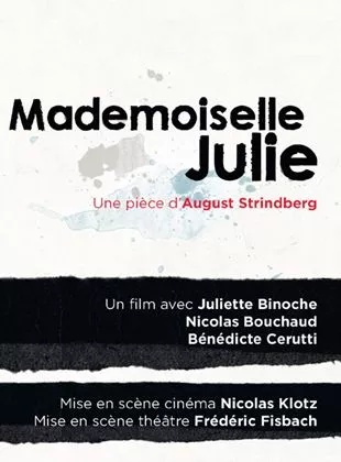 Affiche du film Mademoiselle Julie