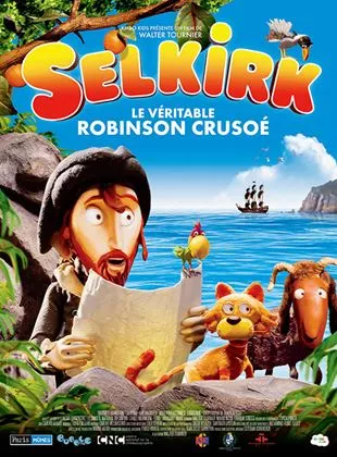 Affiche du film Selkirk, le véritable Robinson Crusoé