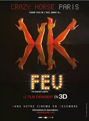 Affiche du film Feu - Crazy Horse Paris (Côté Diffusion)