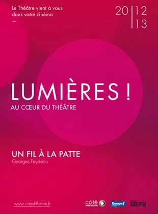 Affiche du film Un fil à la patte (Côté diffusion)