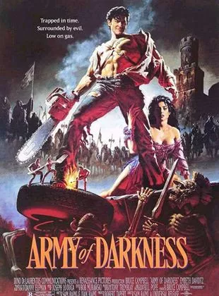 Affiche du film Evil Dead III : l'armée des ténèbres