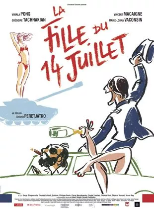 Affiche du film La fille du 14 juillet