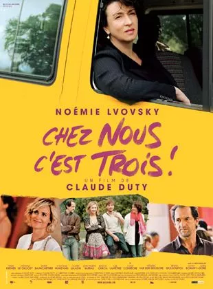 Affiche du film Chez nous c'est trois !