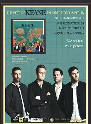 Affiche du film Concert de Keane (Côté Diffusion)