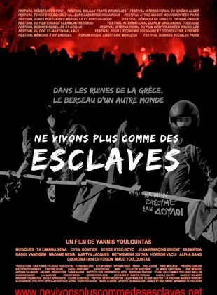 Affiche du film Ne vivons plus comme des esclaves