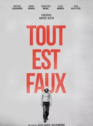 Affiche du film Tout est faux