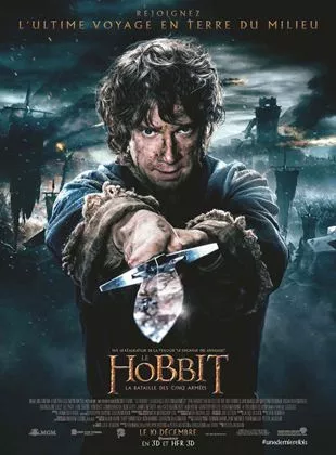 Affiche du film Le Hobbit 3 : la Bataille des Cinq Armées