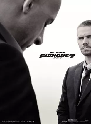 Affiche du film Fast & Furious 7