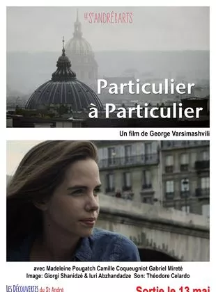 Affiche du film Particulier à Particulier