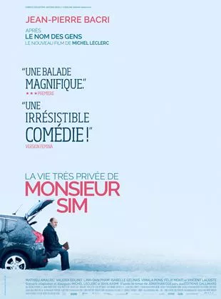 Affiche du film La vie très privée de Monsieur Sim