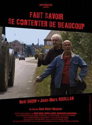 Affiche du film Faut savoir se contenter de beaucoup