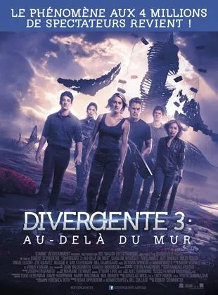 Affiche du film Divergente 3 : au-delà du mur