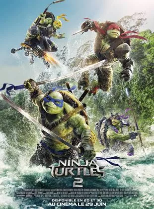 Affiche du film Ninja Turtles 2