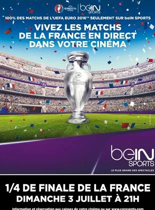 Affiche du film Euro 2016 : 1/4 de Finale (CGR Events)
