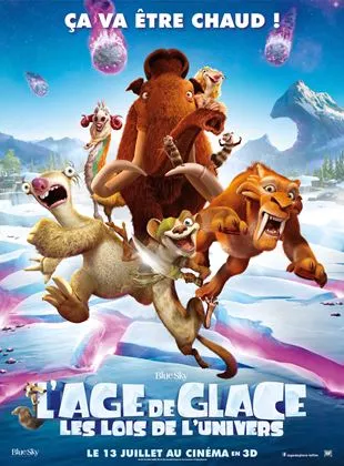 Affiche du film L'âge de glace 5 : les lois de l'Univers