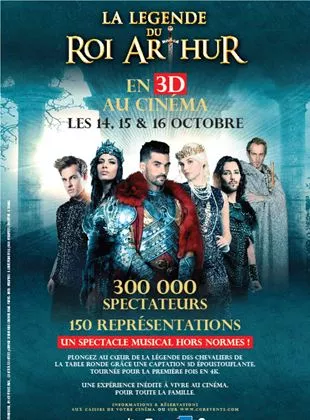Affiche du film La Légende du roi Arthur en 3D