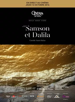 Affiche du film Samson et Dalila (UGC VIVA L'OPERA-FRA CINEMA)