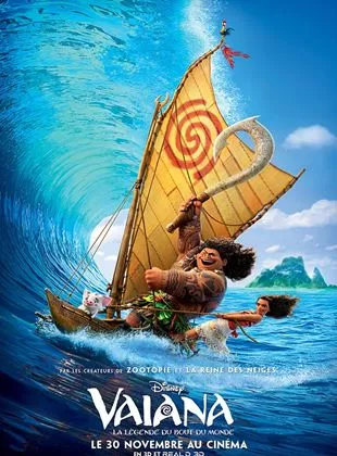 Affiche du film Vaiana, la légende du bout du monde