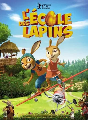 Affiche du film L'Ecole des lapins Affiche du film L'Ecole des lapins