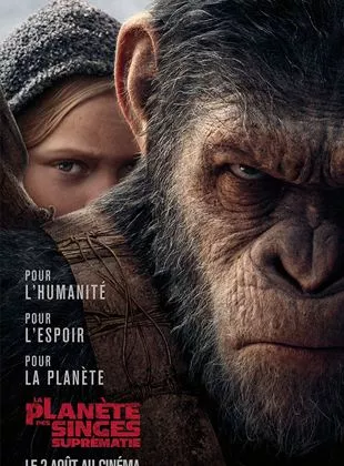 Affiche du film La Planète des Singes - Suprématie