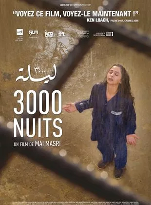 Affiche du film 3000 Nuits