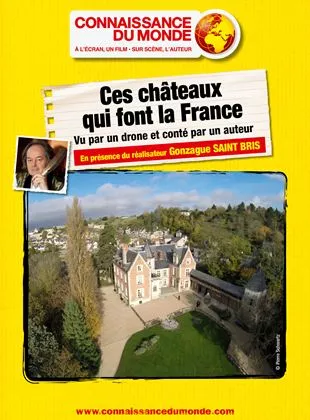 Affiche du film Ces châteaux qui font la France, Vu par un drone et conté par un auteur