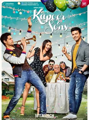 Affiche du film Kapoor and Sons