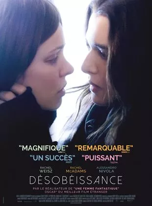 Affiche du film Désobéissance