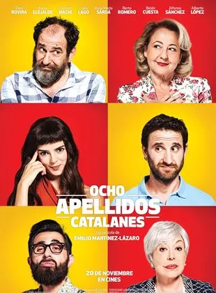 Affiche du film Ocho apellidos catalanes Affiche du film Ocho apellidos catalanes