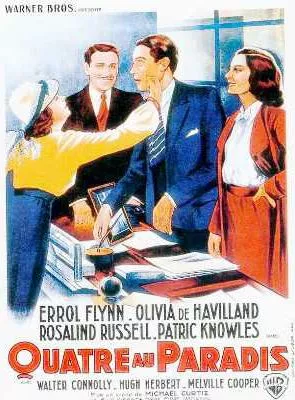 Affiche du film Quatre au Paradis