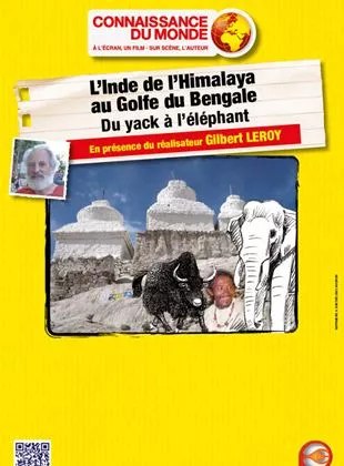 Affiche du film L'Inde de l'Himalaya au golfe du Bengale - Du yack à l'éléphant
